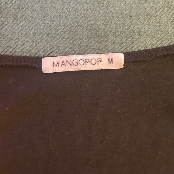 MANGOPOP basic black bodysuit - Picture 3 of 4